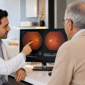 Estudios de diagnóstico visual y atención médica para la salud ocular con el Dr. Noé Morales Ortiz en UIO Tula